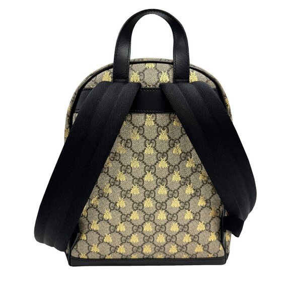 GUCCI Beige Coated Canvas Backpack - Picture 2 of 10